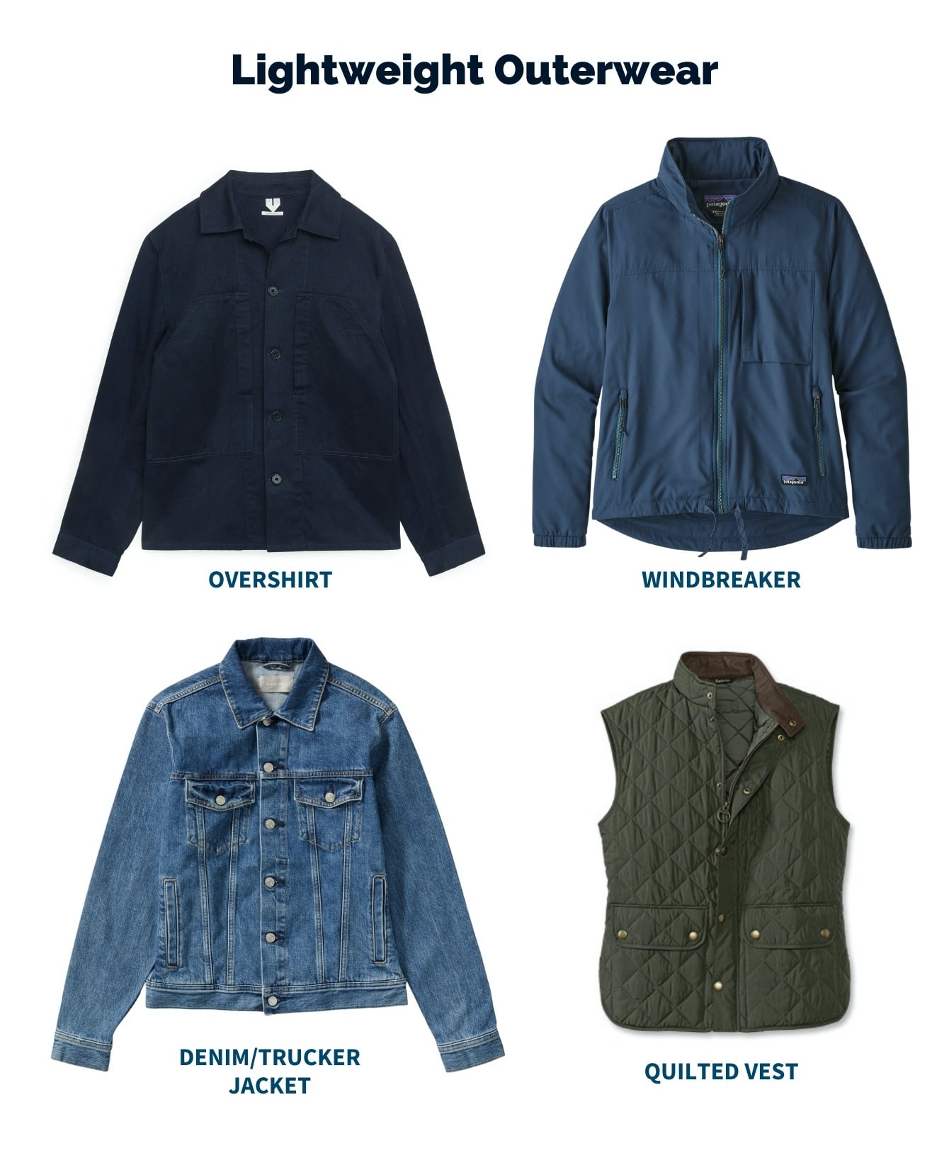 Lightweight outerwear