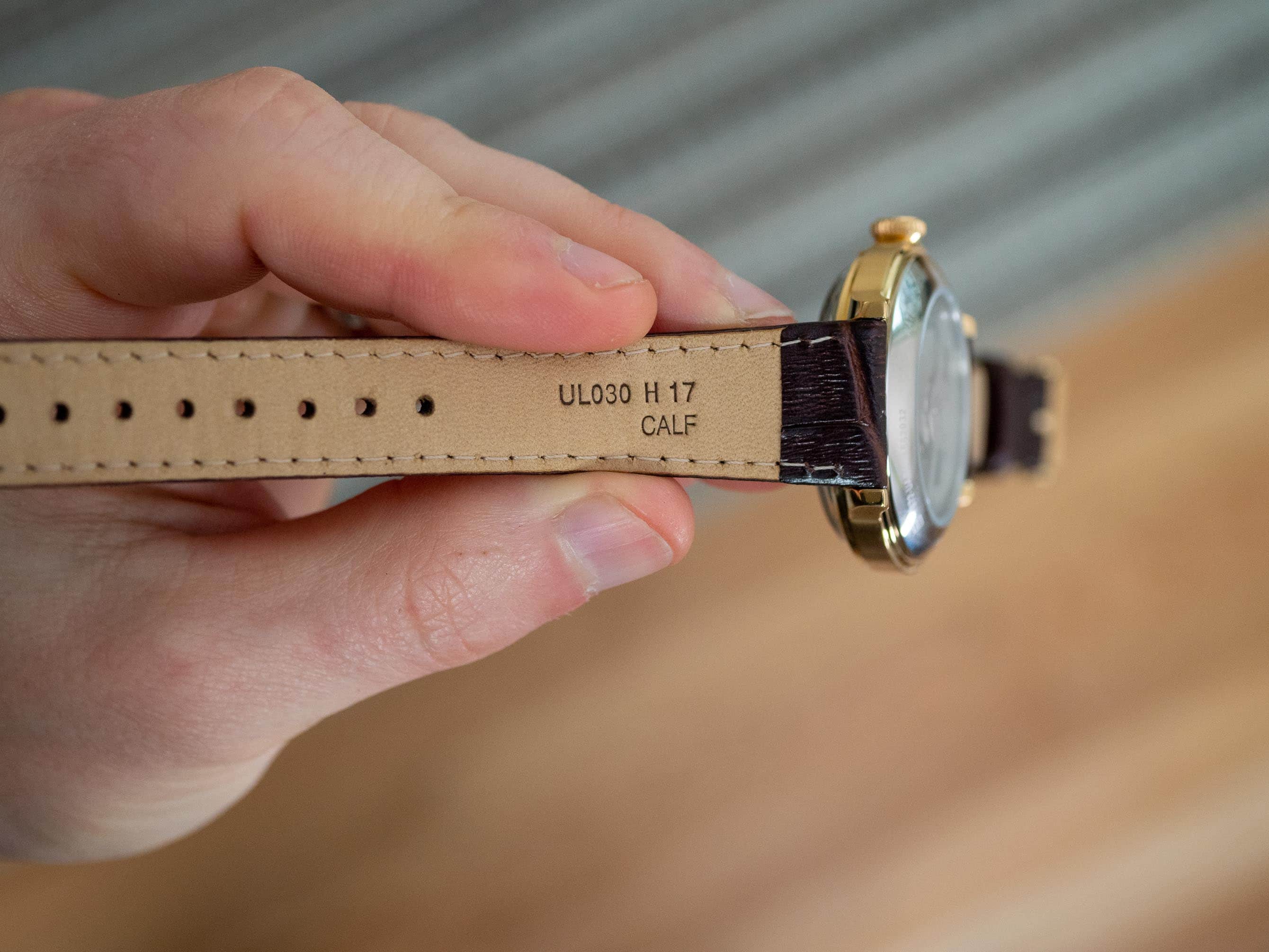 Orient Bambino 36 calf leather strap