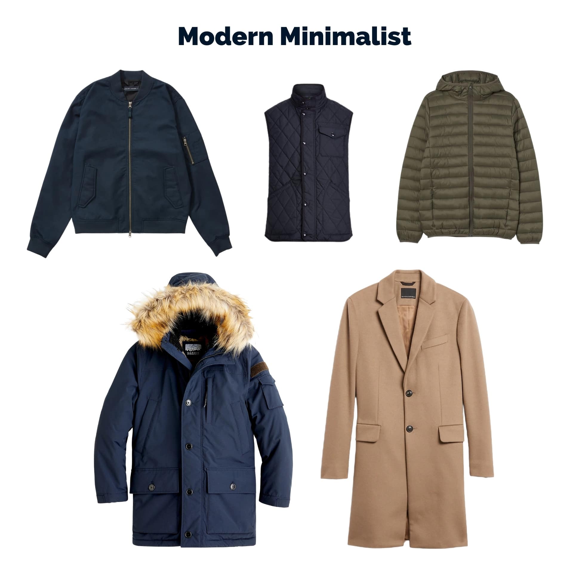 Outerwear collection Modern Minimalist