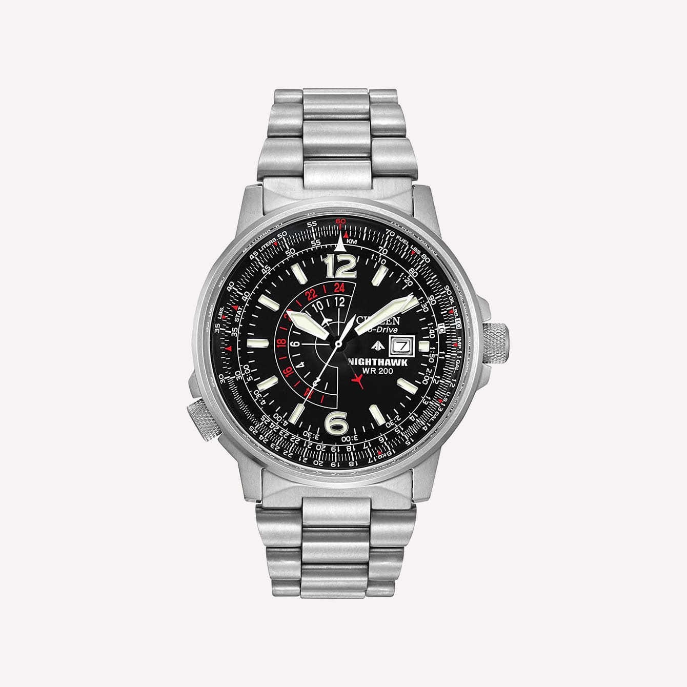 CITIZEN BJ7000 52E NIGHTHAWK ECO DRIVE WATCH