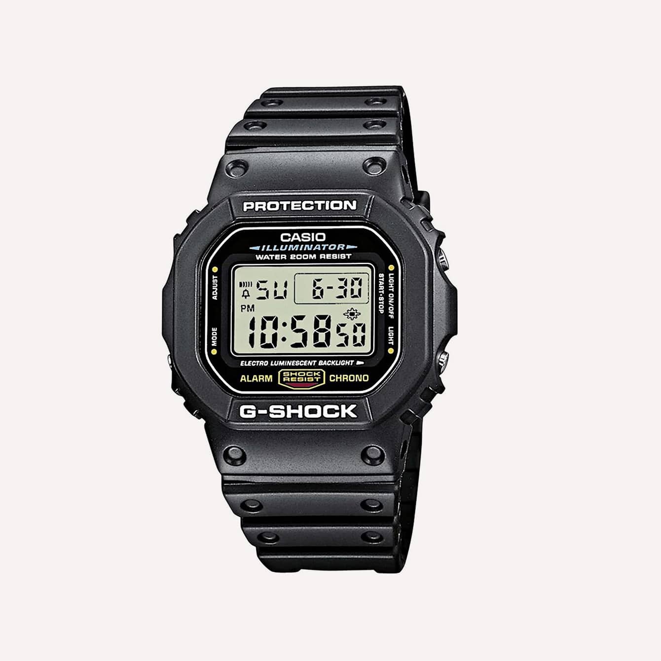 Casio Men s G Shock Quartz Watch with Resin Strap Black 20 Model DW5600E 1V