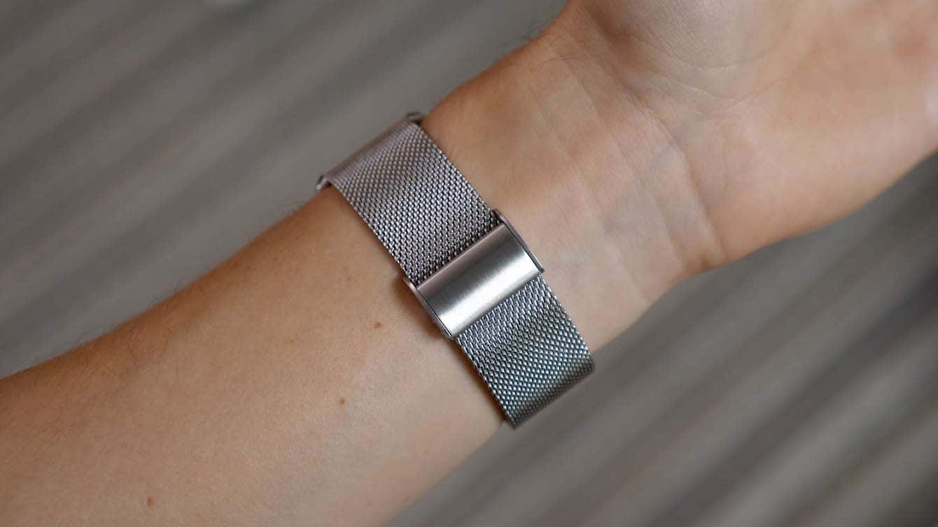 Mesh watch strap bottom