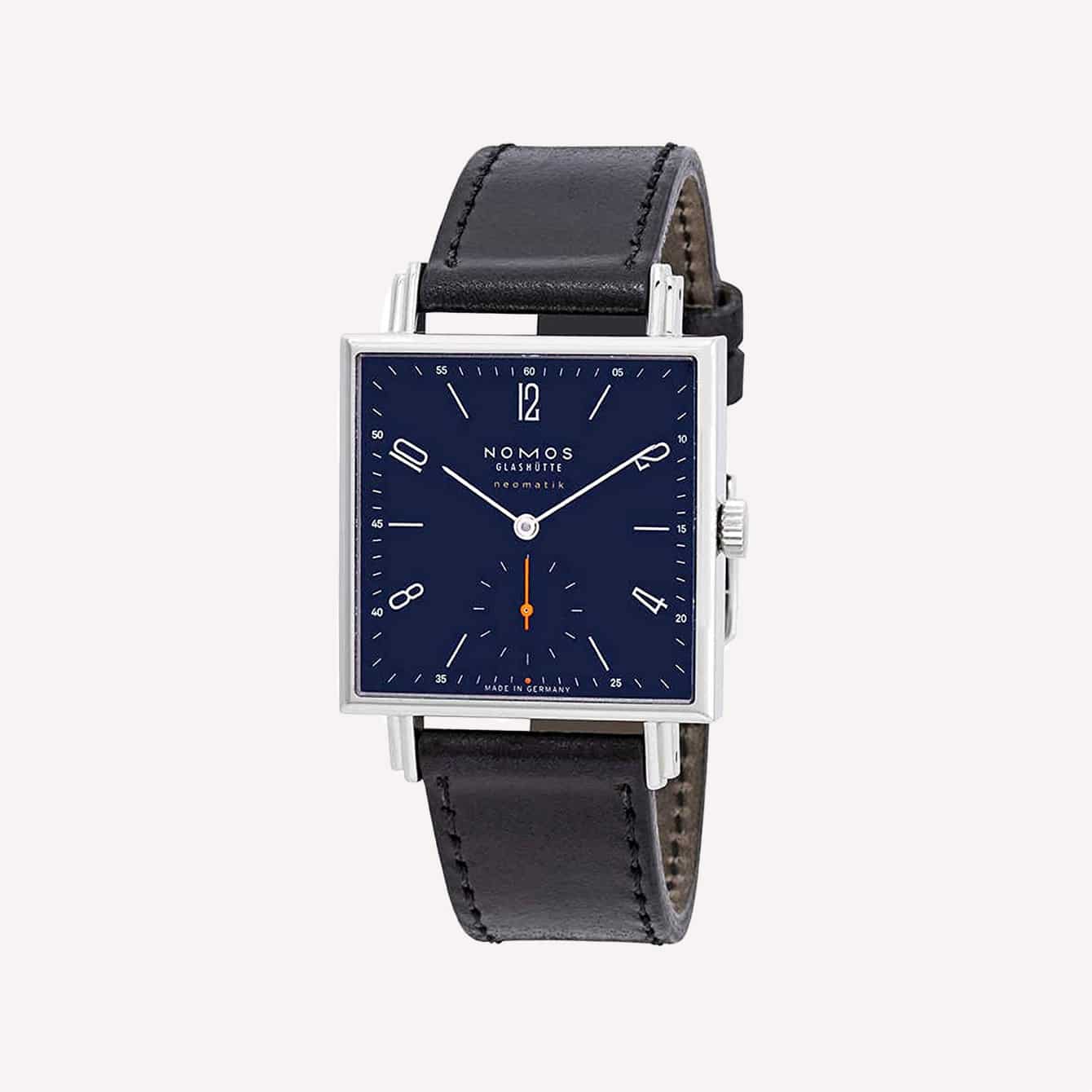 Nomos Tetra Neomatik Automatic Midnight Blue Dial Watch 422