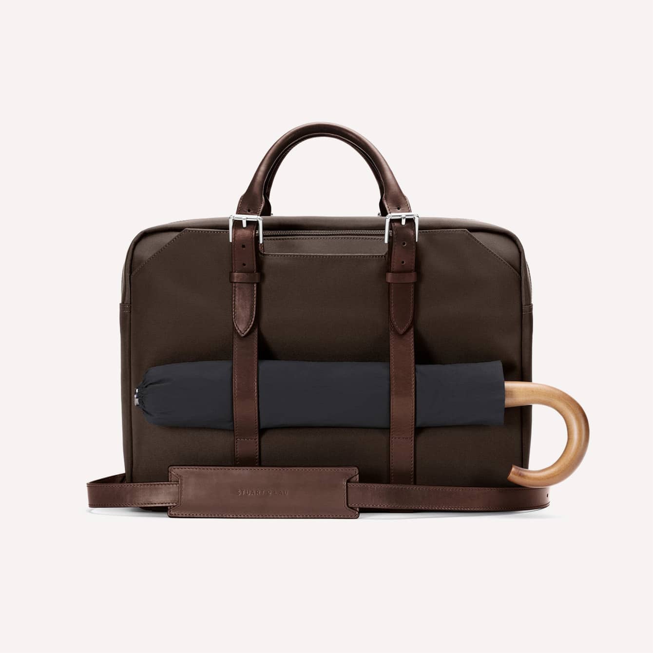 Stuart Lau The Cary Briefcase with umbrela holder