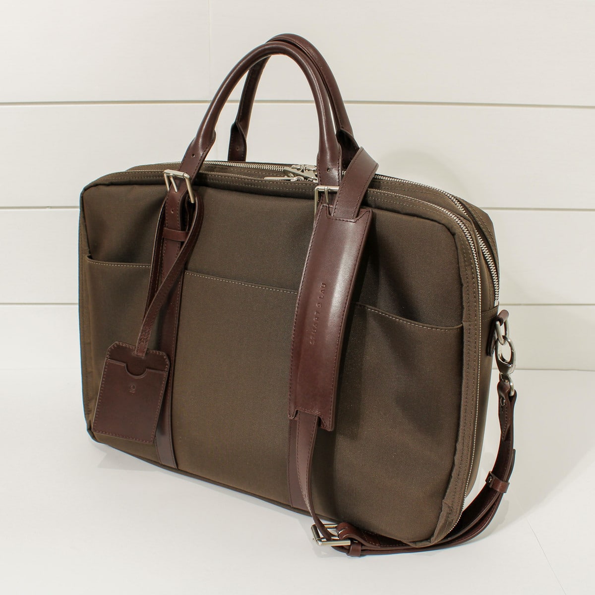 Stuart and Lau Briefcase brown