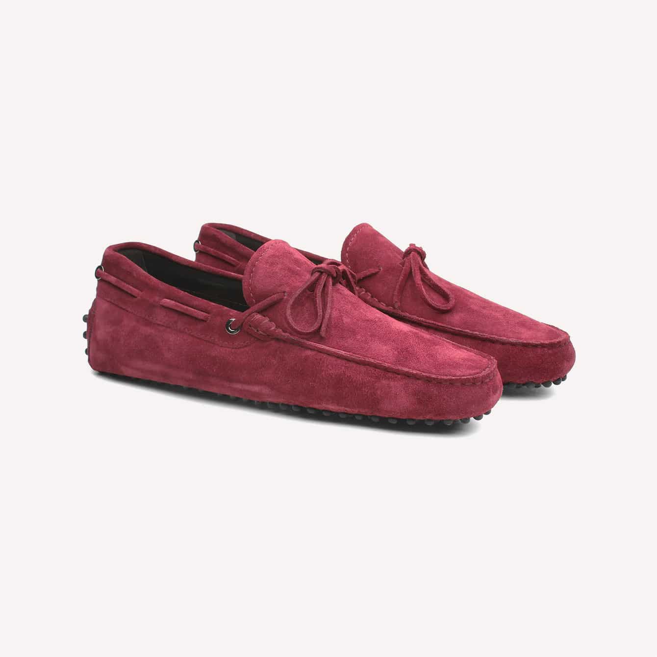 Aurelien Classic Gommino Driving Shoes Loafer Men Suede burgundy loafers drivingshoes