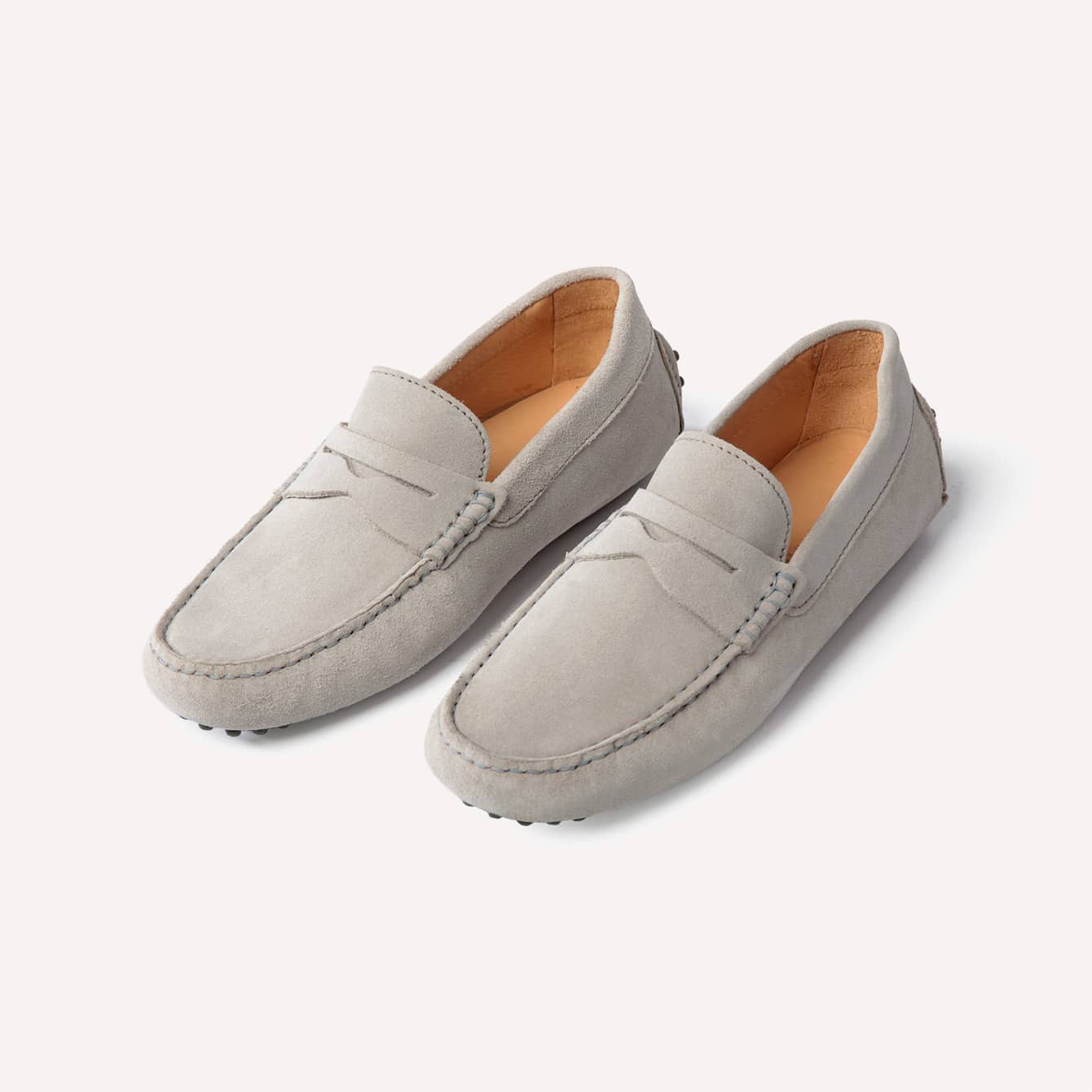 Jack Erwin Parker Light Grey Suede Moc