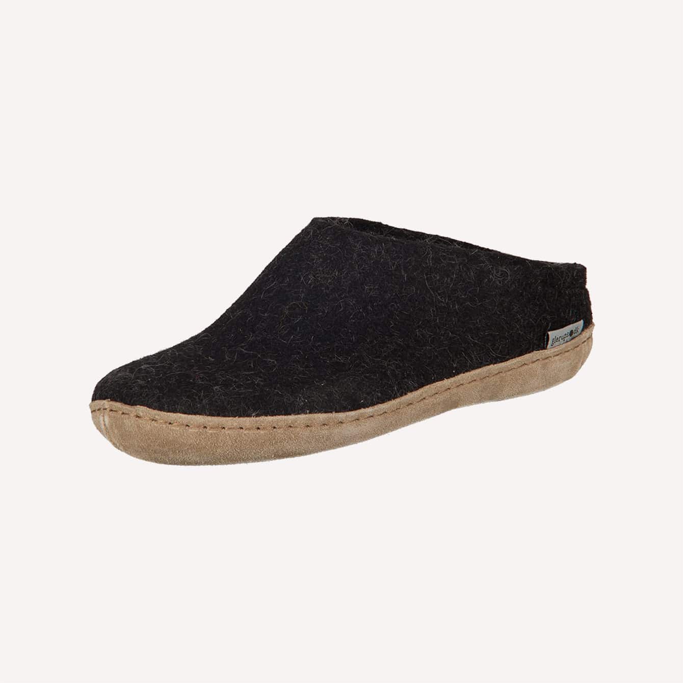 Glerups Mens Felt Slippers