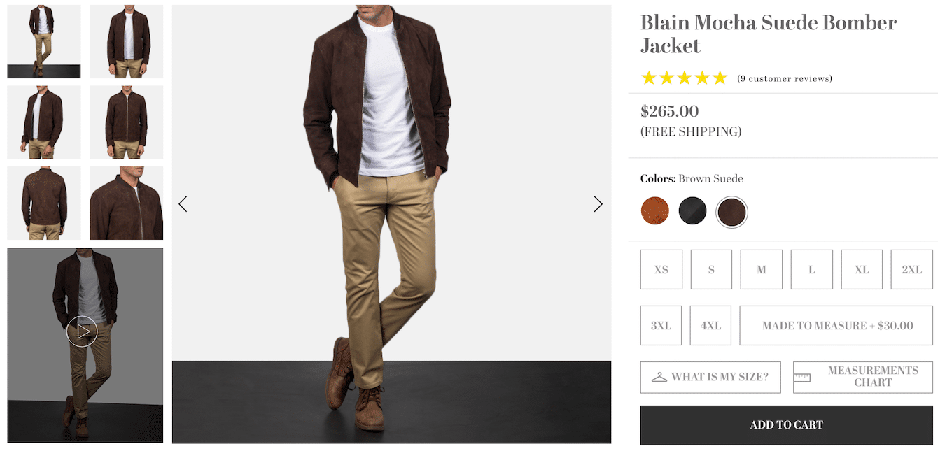 Blain Mocha Suede Bomber