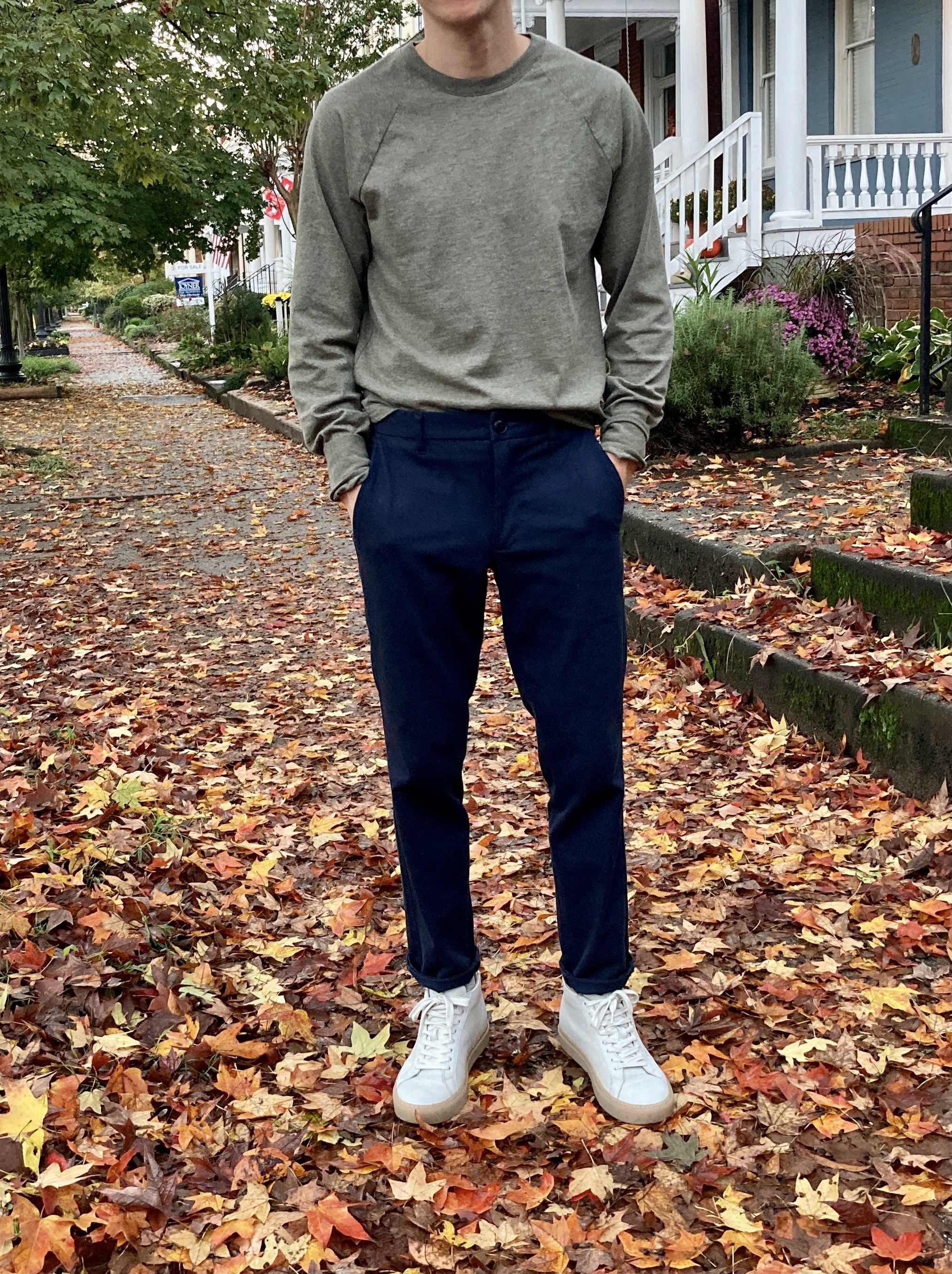 Everlane long sleeve tee