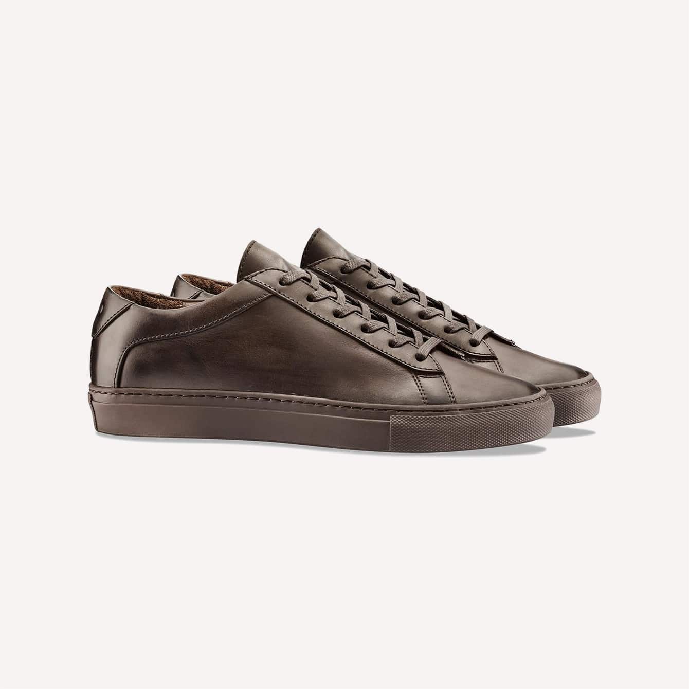 Koio Capri Mocha Brown Sneakers