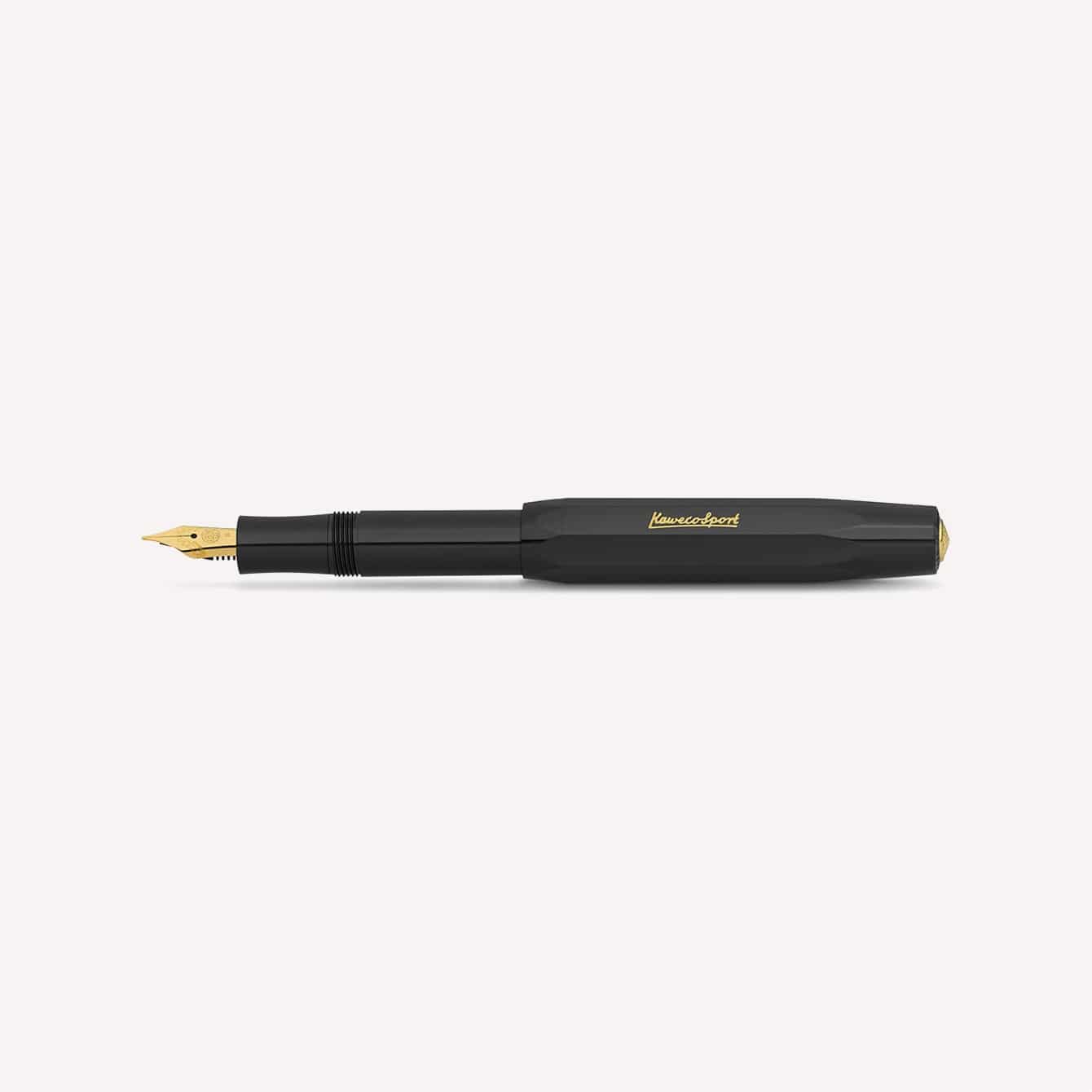 Kaweco Classic Sport Fountain Pen Black M 0 9mm