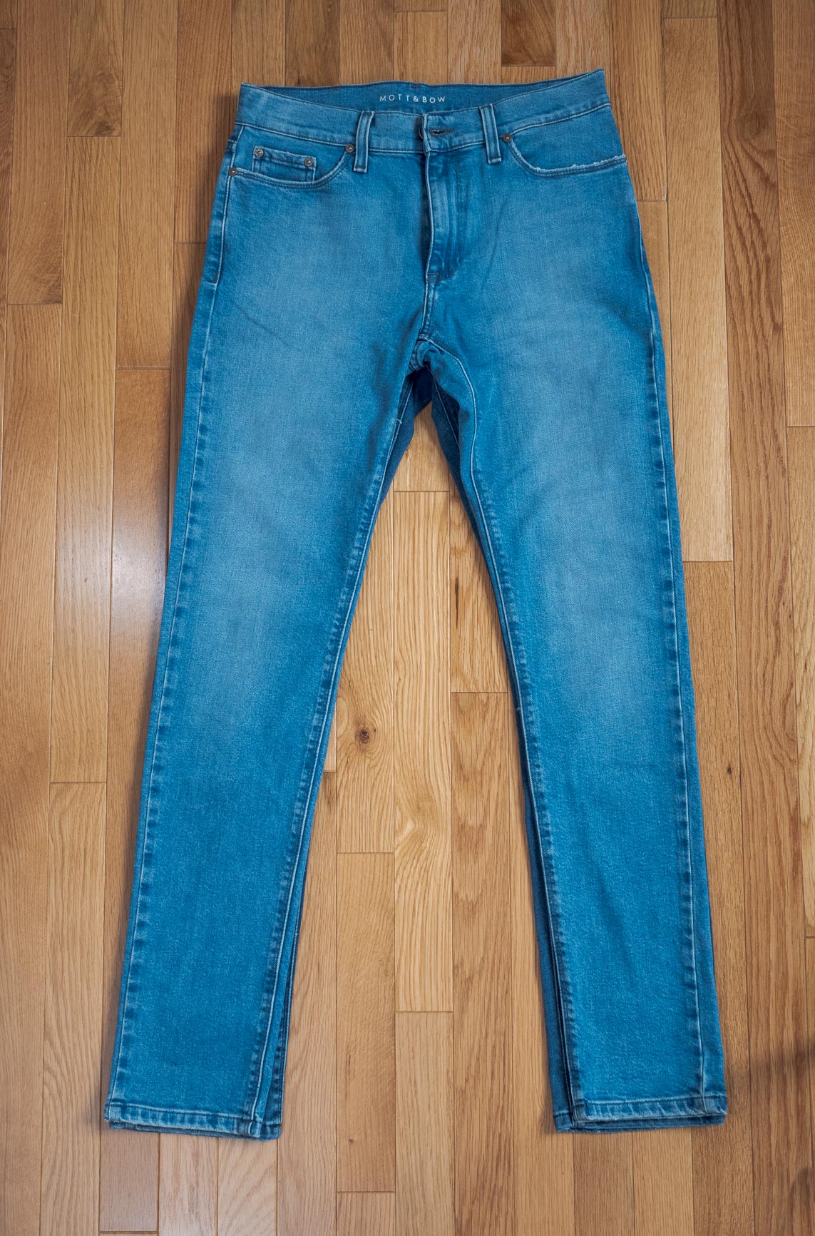 Mott and Bow skinny vs slim jeans