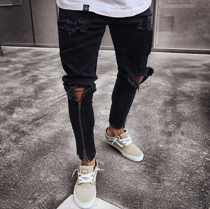 Slim Fit Ripped Jeans