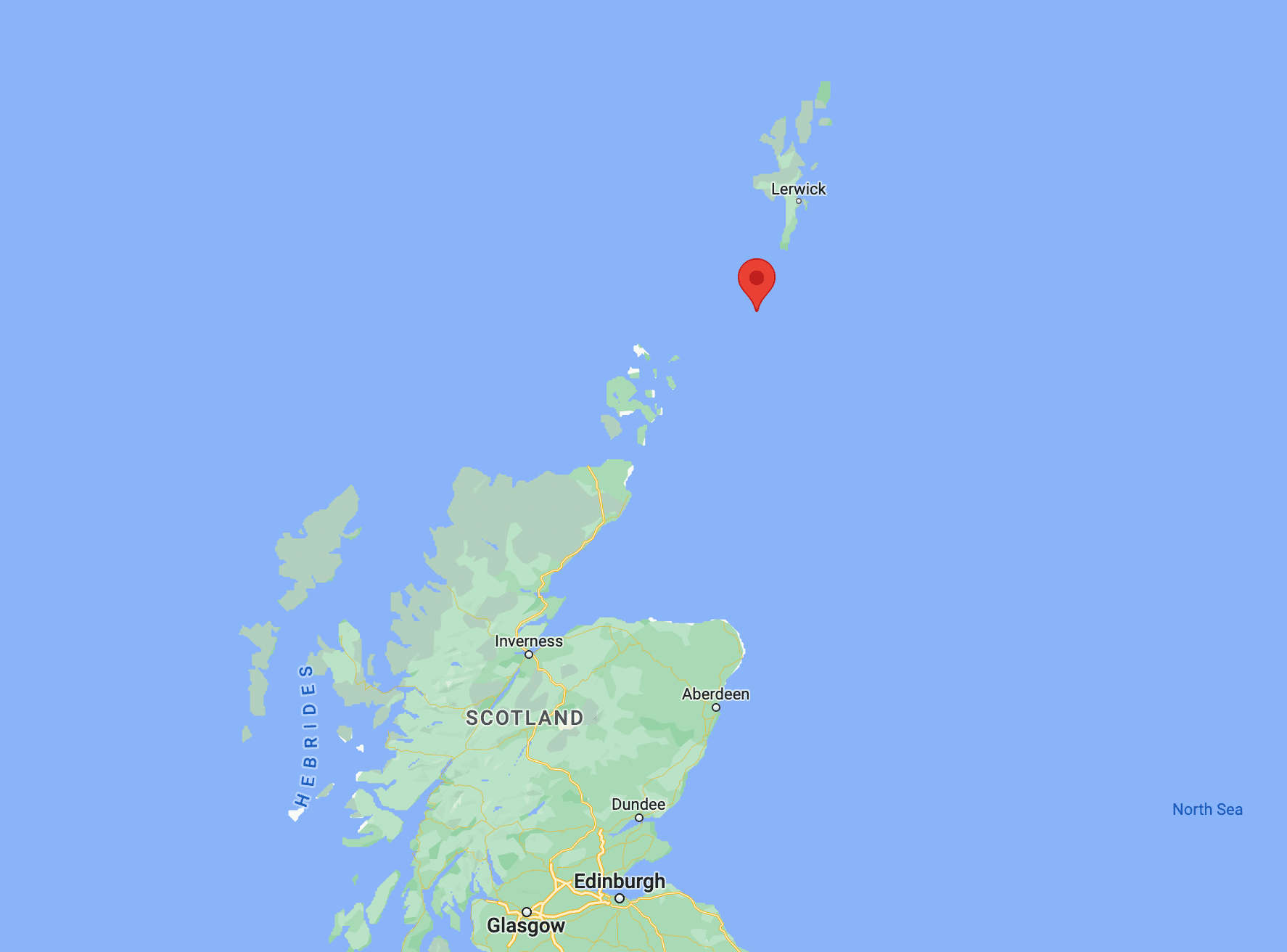 Fair Isle location