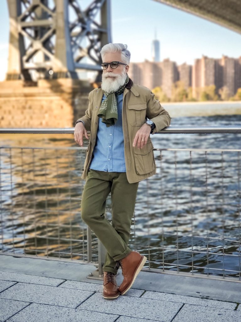 Field Jacket and Scarf