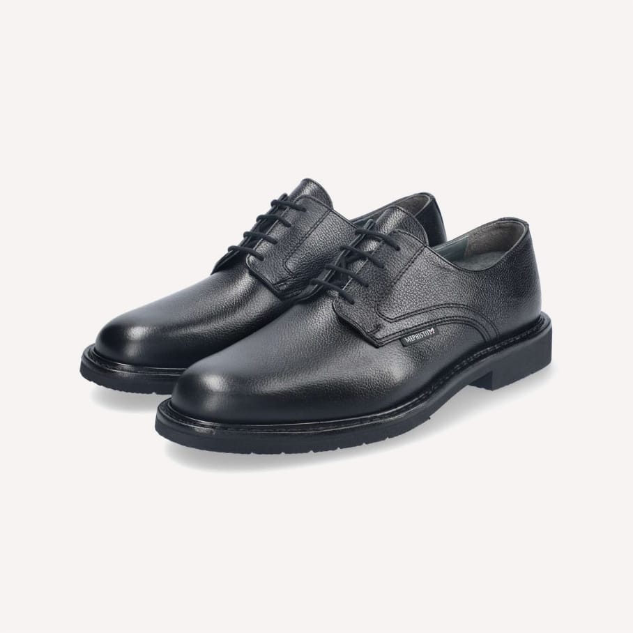 Mephisto Mens Marlon Lace Up Oxford Black