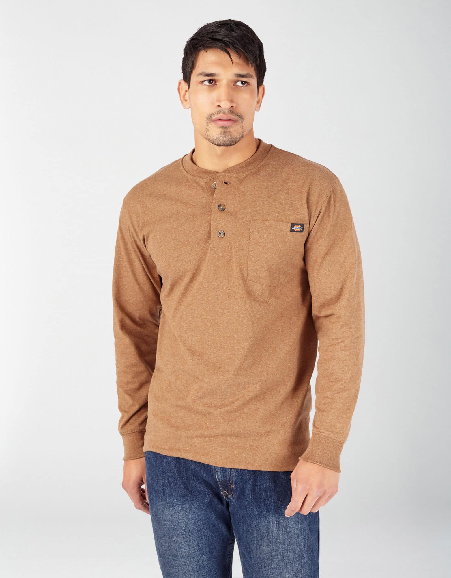 Dickies Heather Heavyweight Henley