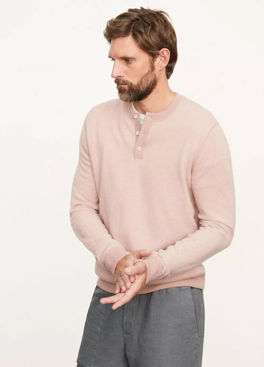 Vince Birdseye Long sleeve Henley