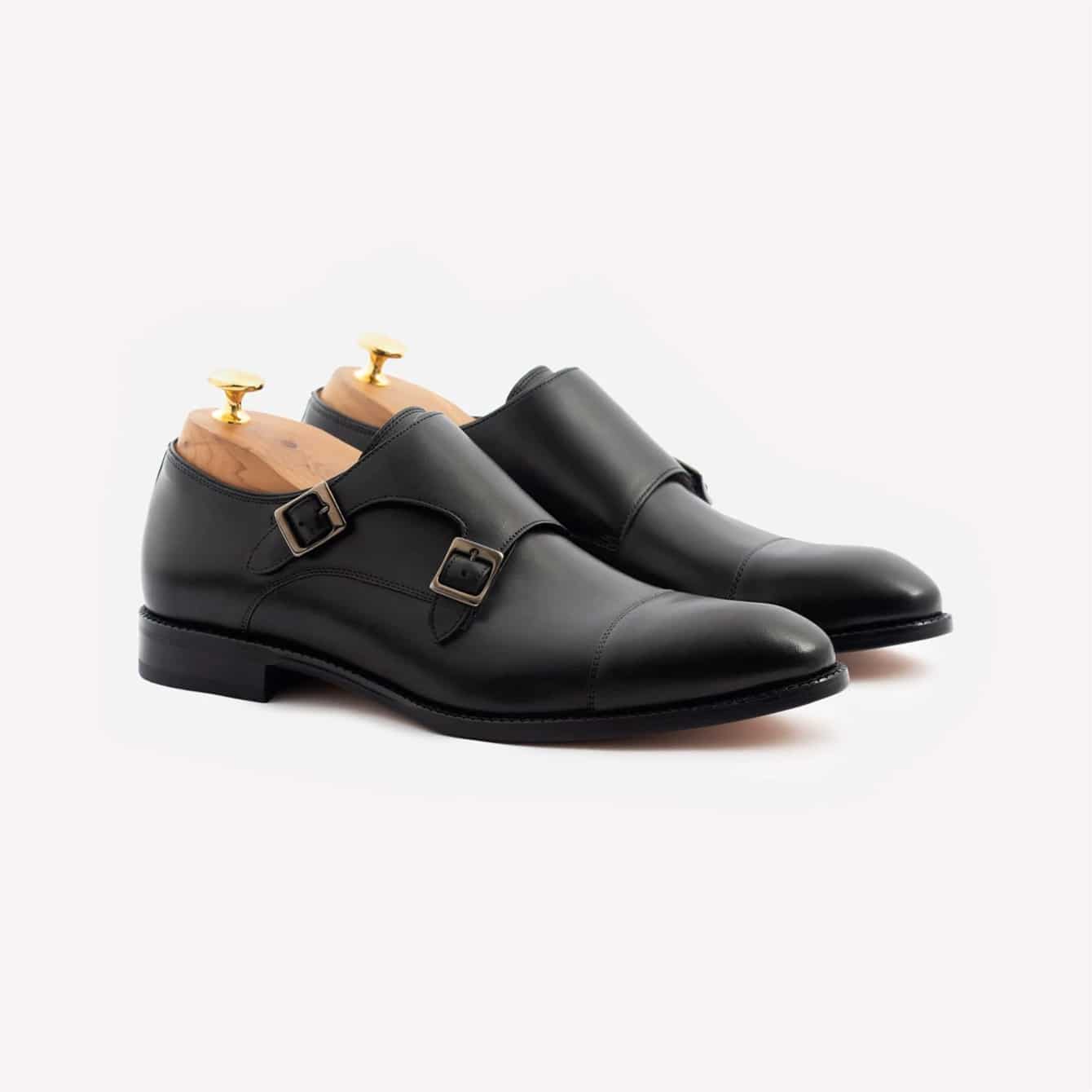 Beckett Simonon Hoyt Monkstrap Black