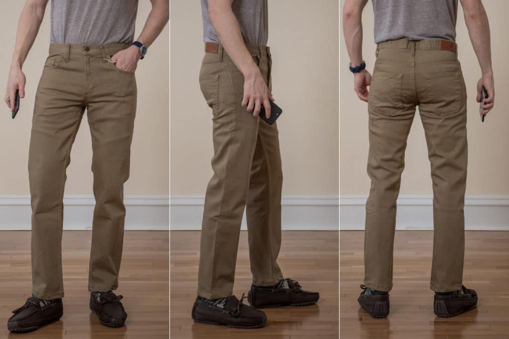 Dearborn Denim slim fit khaki