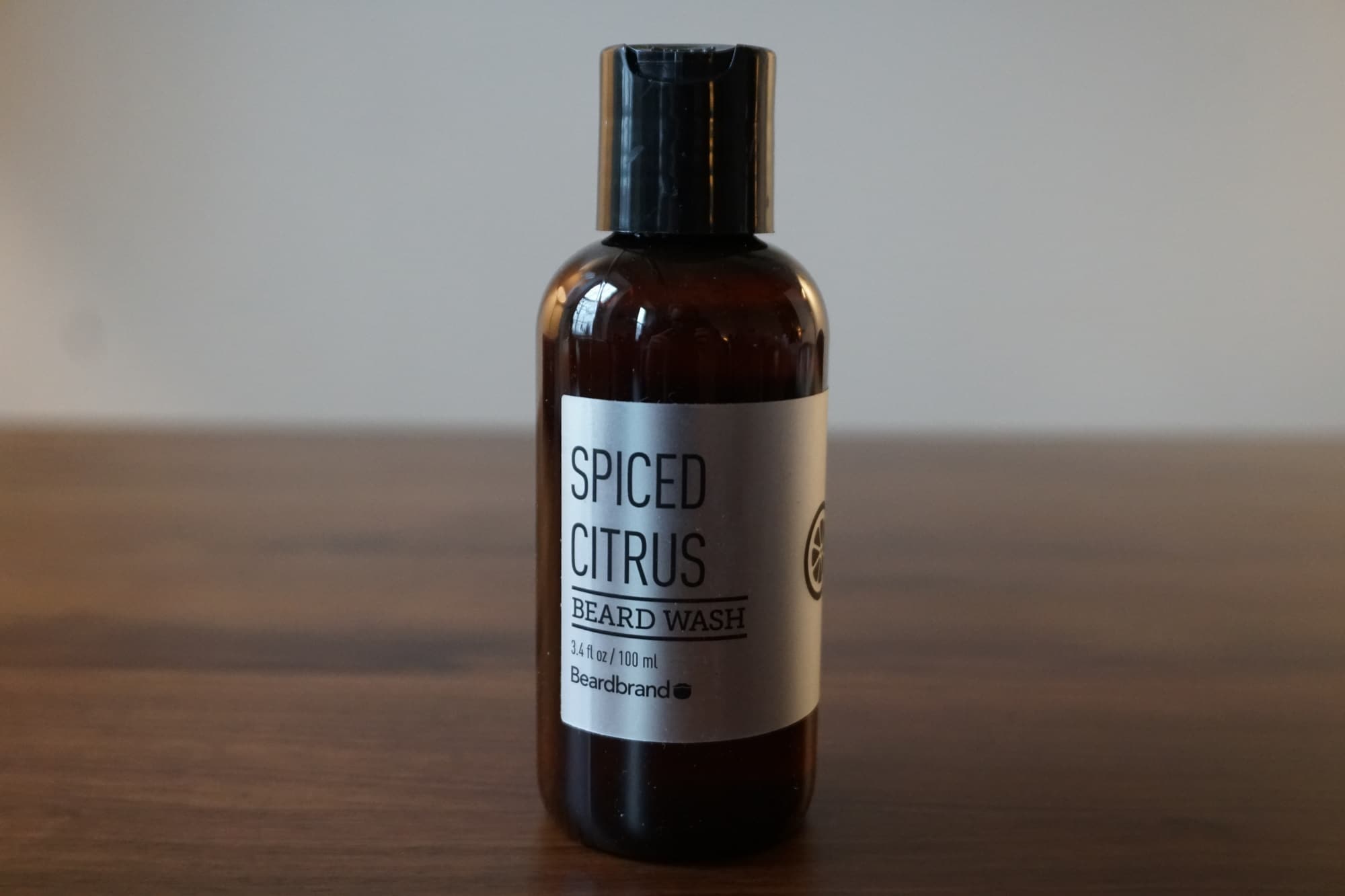 Beardbrand spiced citrus beard wash