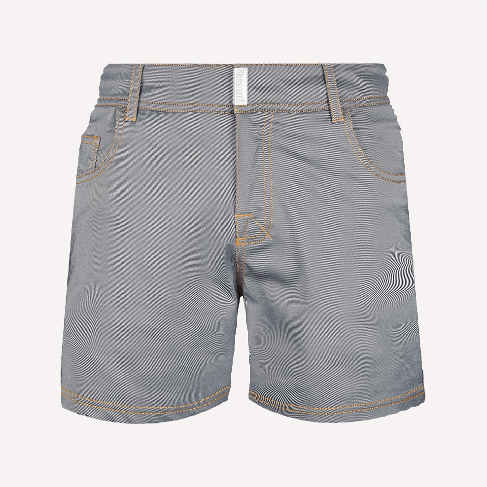 Vilebrequin flat belt solid swim trunks