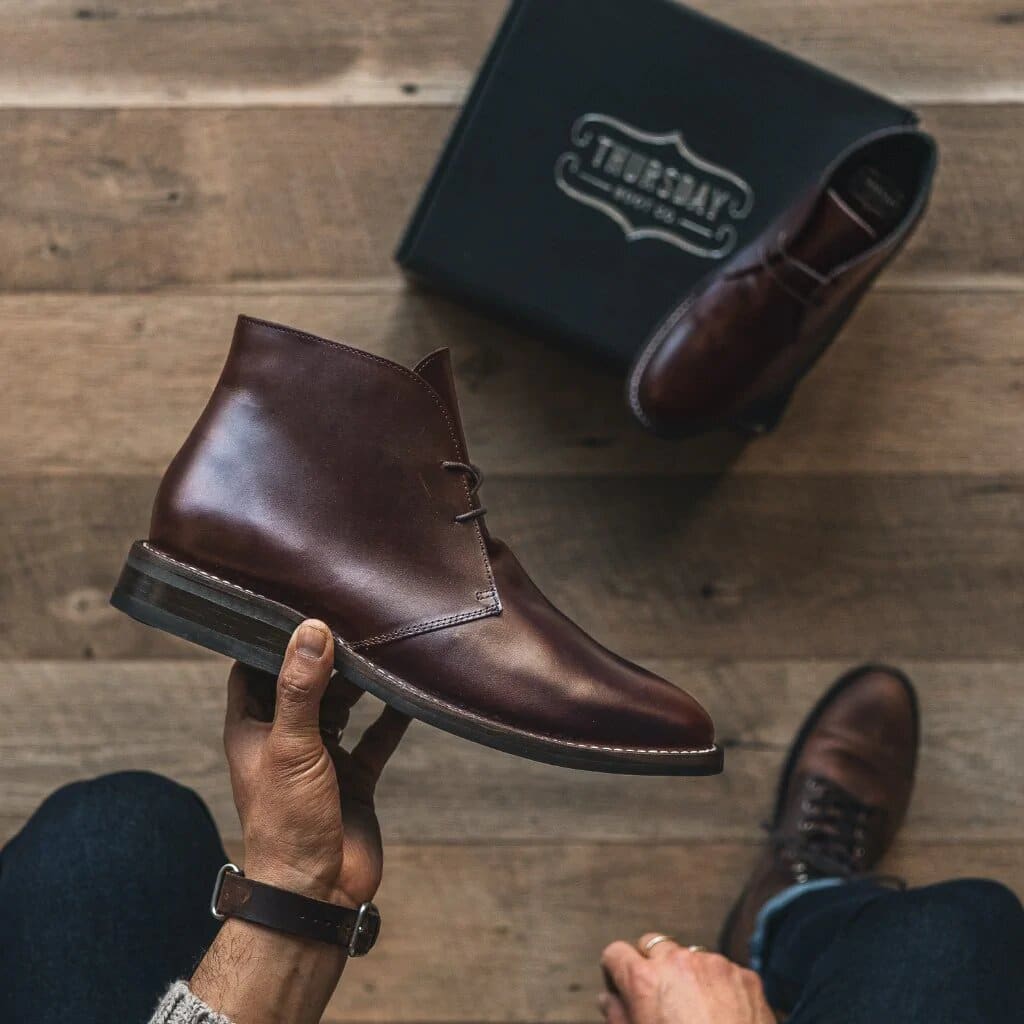 Thursday Boots Scout Brown Leather Chukka