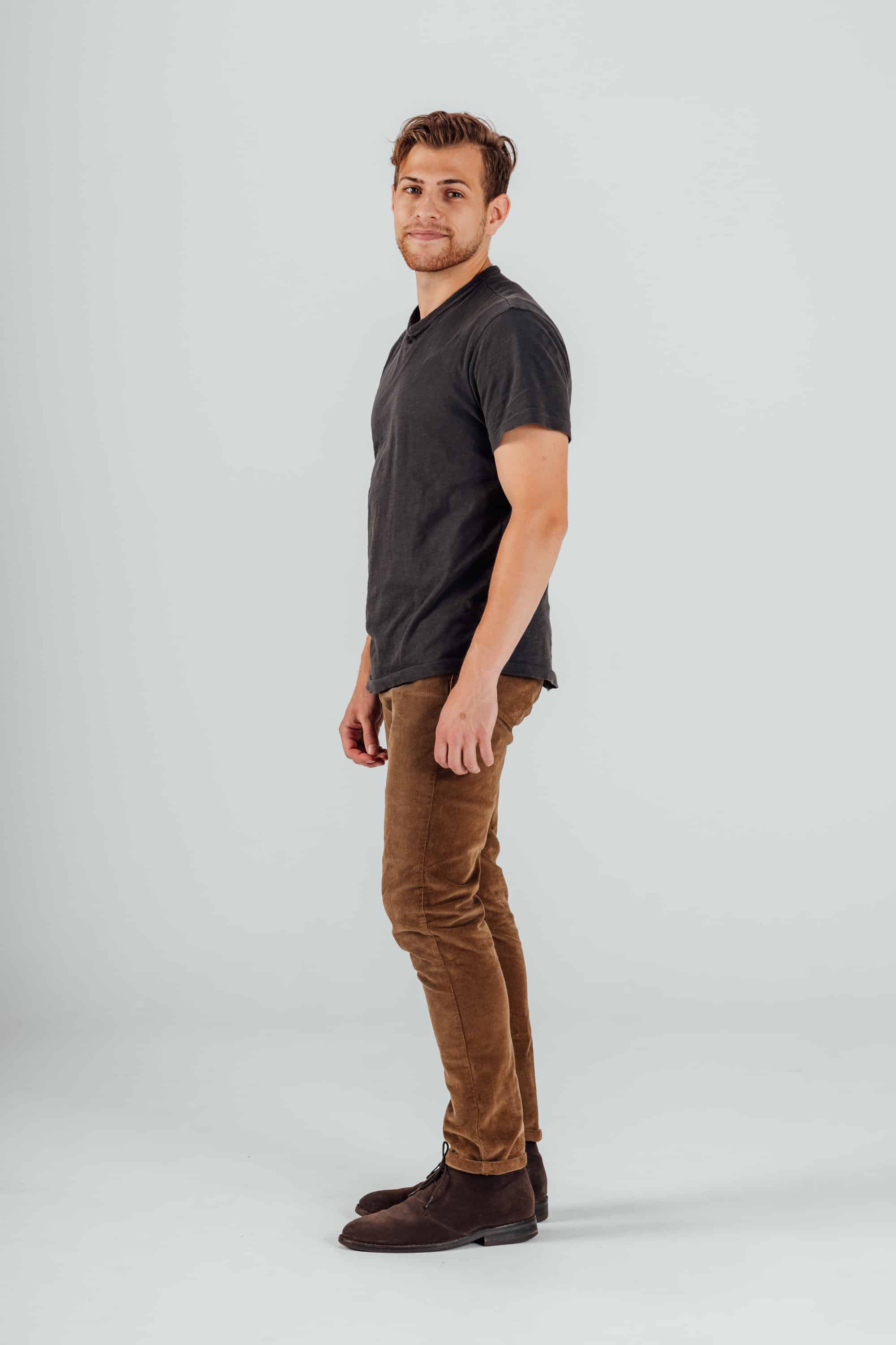 Huckberry Slub Curved Hem Tee