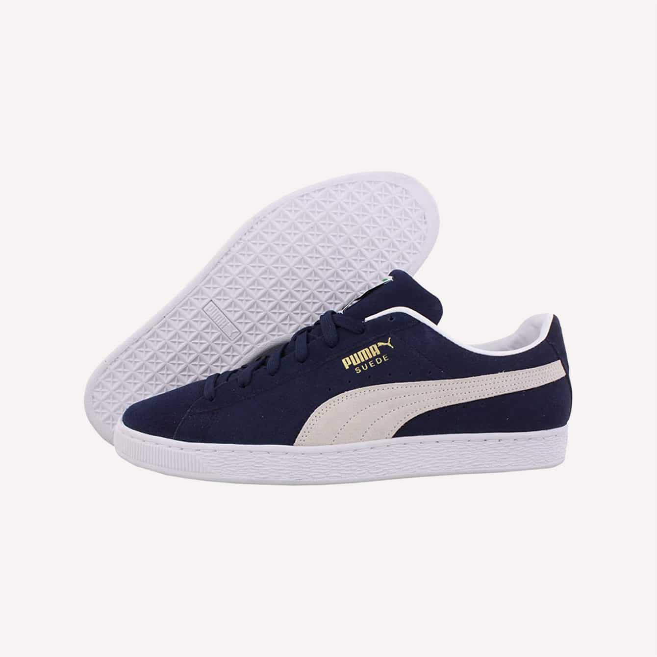 PUMA unisex child Suede Jr Sneaker