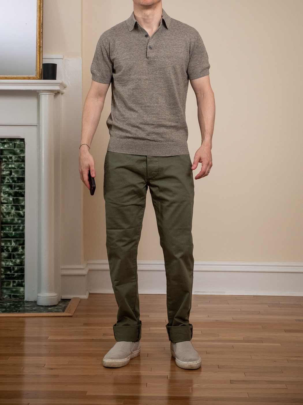 Buck Mason Slub Twill Maverick Slim Officer Pant