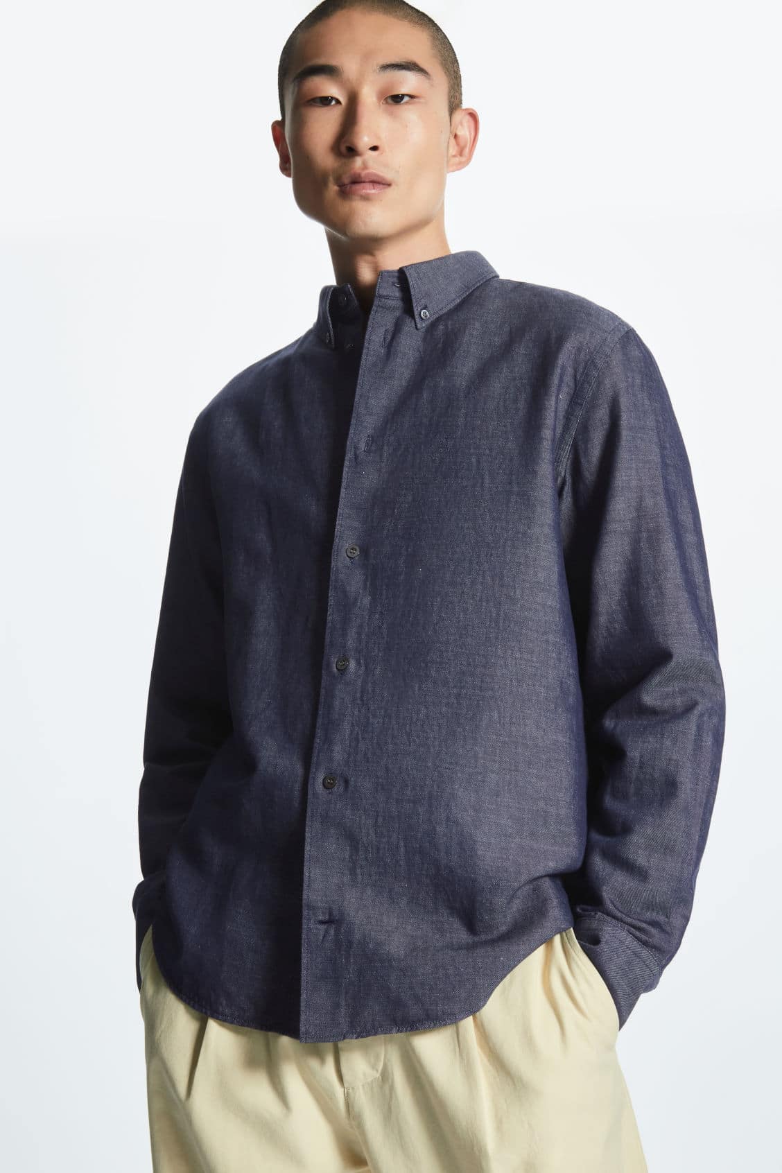 COS Regular Fit Chambray Shirt