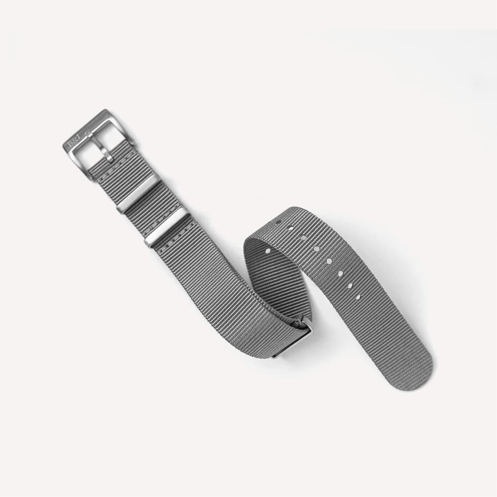 Bark and Jack Straps Grey Tabular Strap