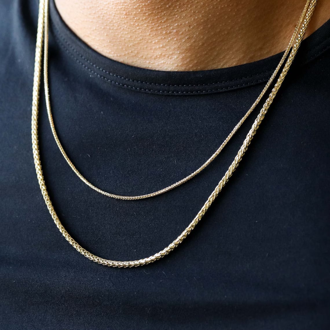 CHAINZshop Wheat Chain Necklace