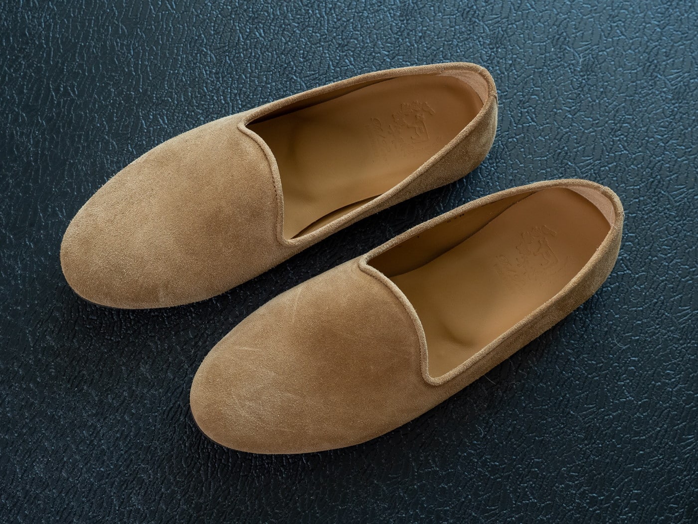 Del Toros Sand Suede Napoli Slipper