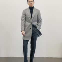 Suitsupply overcoat turtleneck