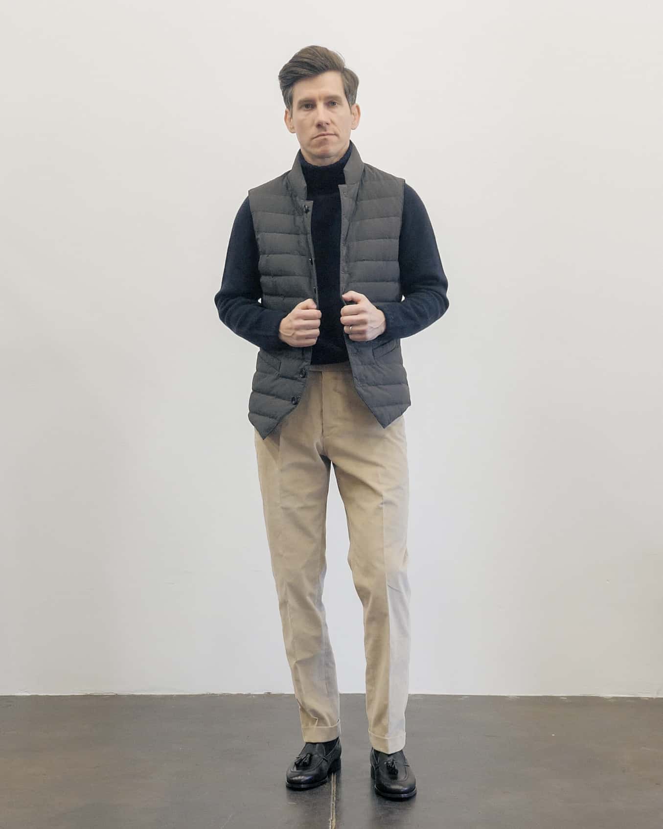 Suitsupply vest with loafers