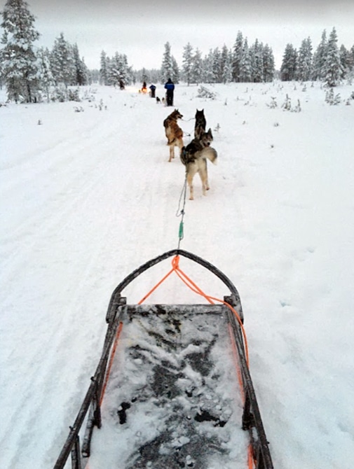 Snowmobiling on Ice