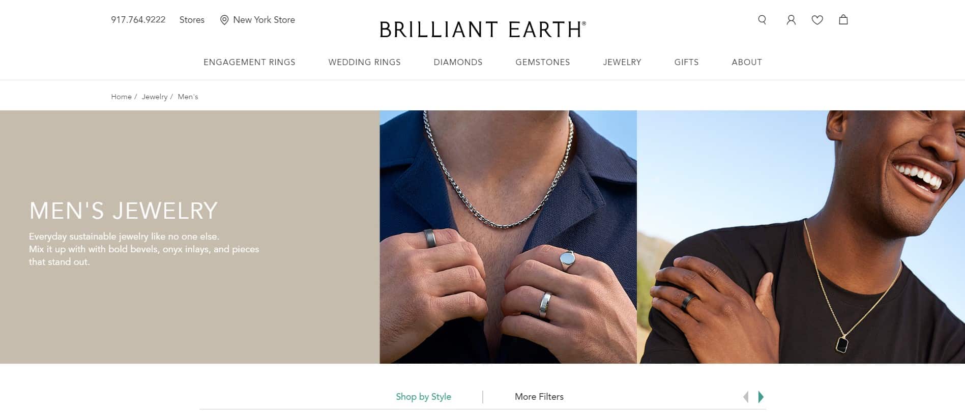 brilliantearth mens jewelry