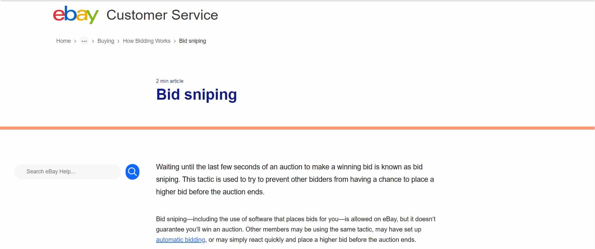 ebay bid sniping