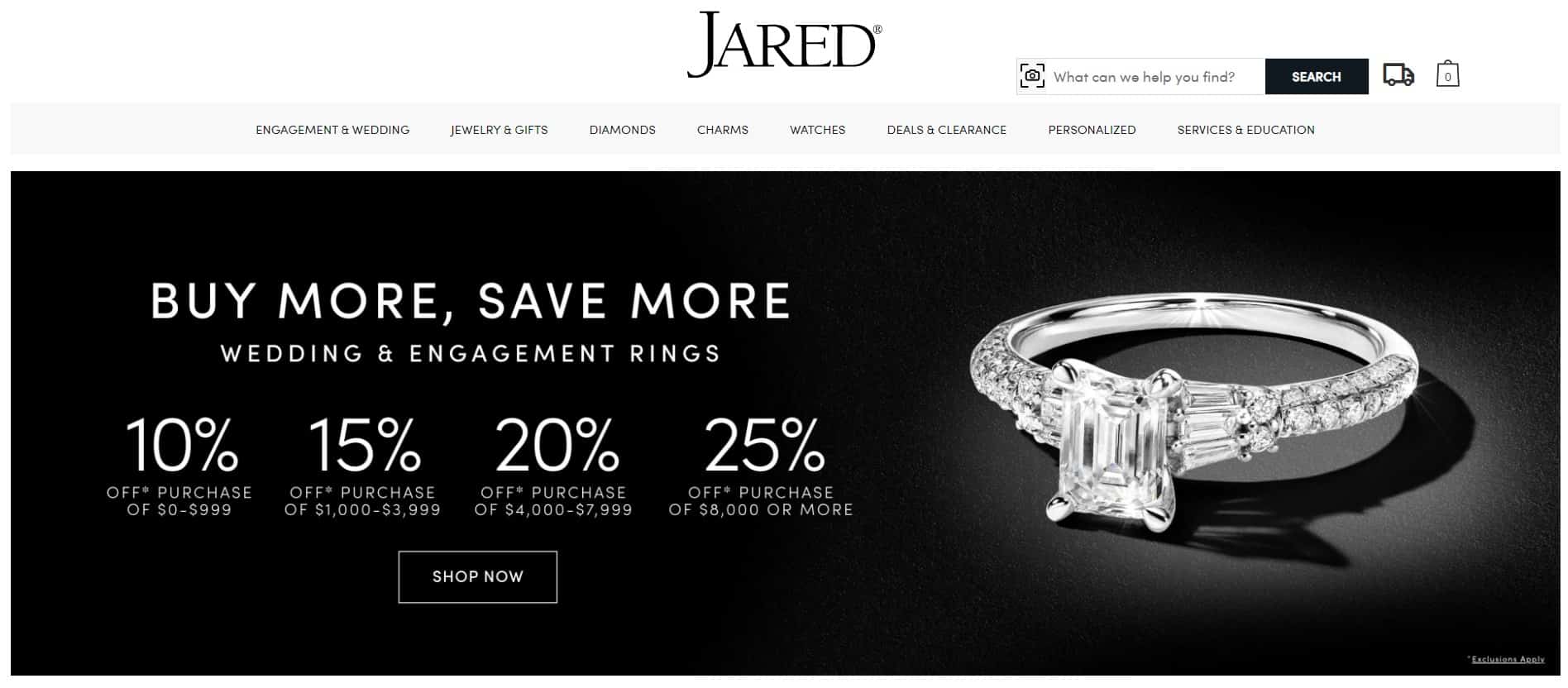 jared mens jewelry