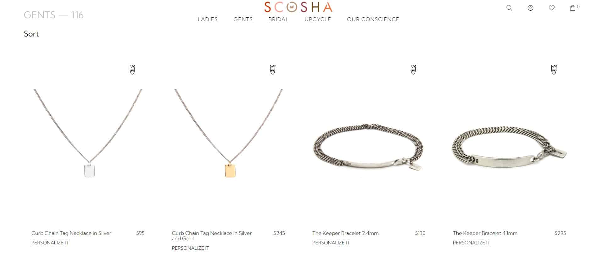 scosha mens jewelry