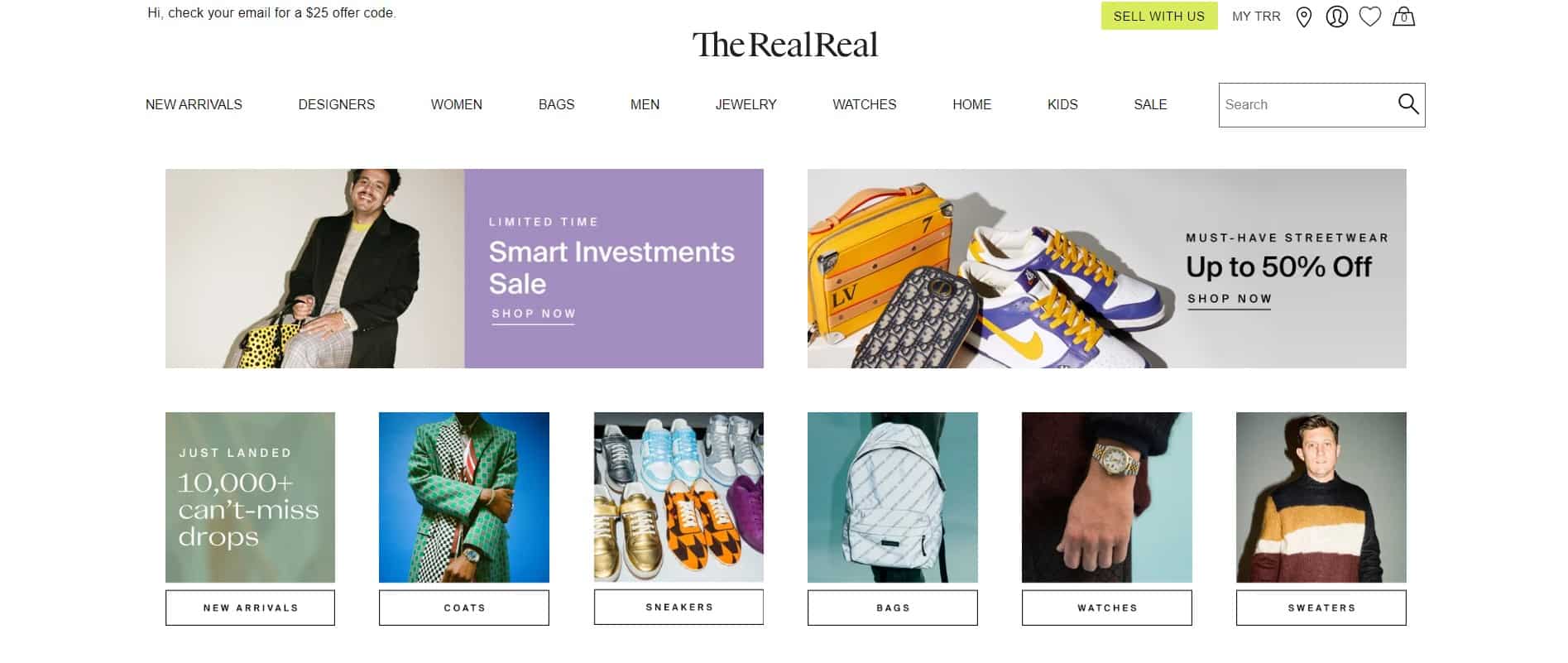 therealreal used clothes