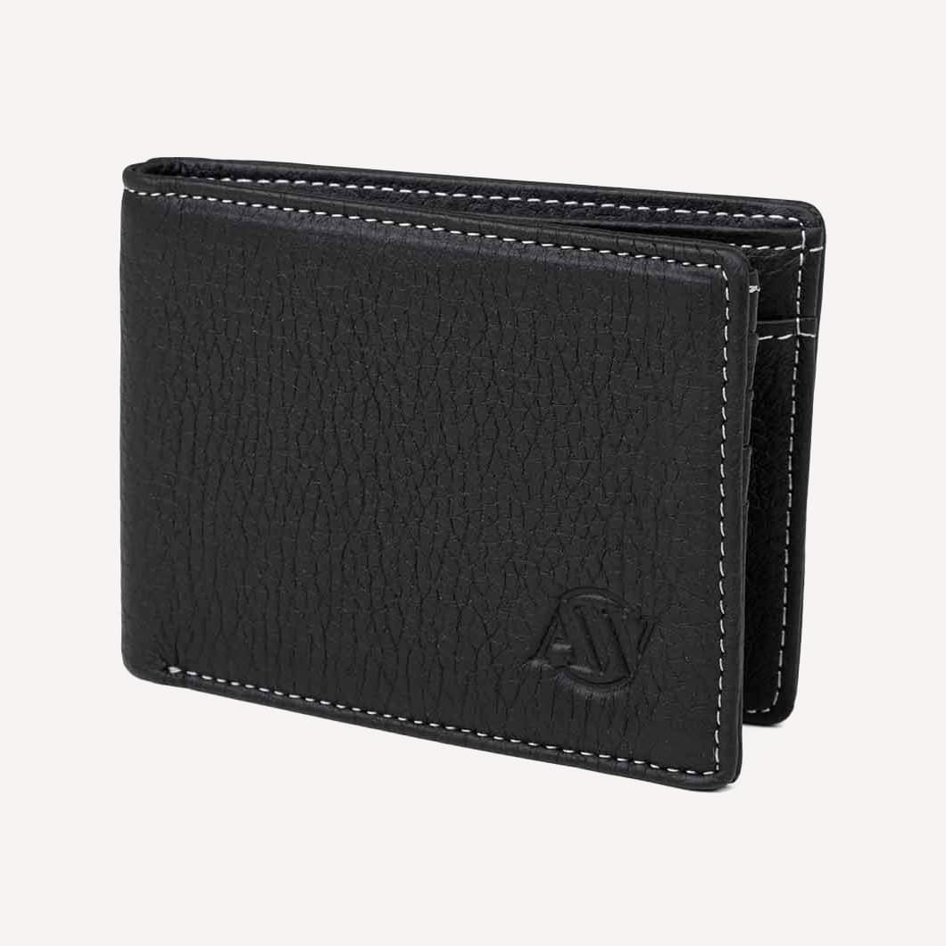 Aarni Wood Elk Leather Wallet