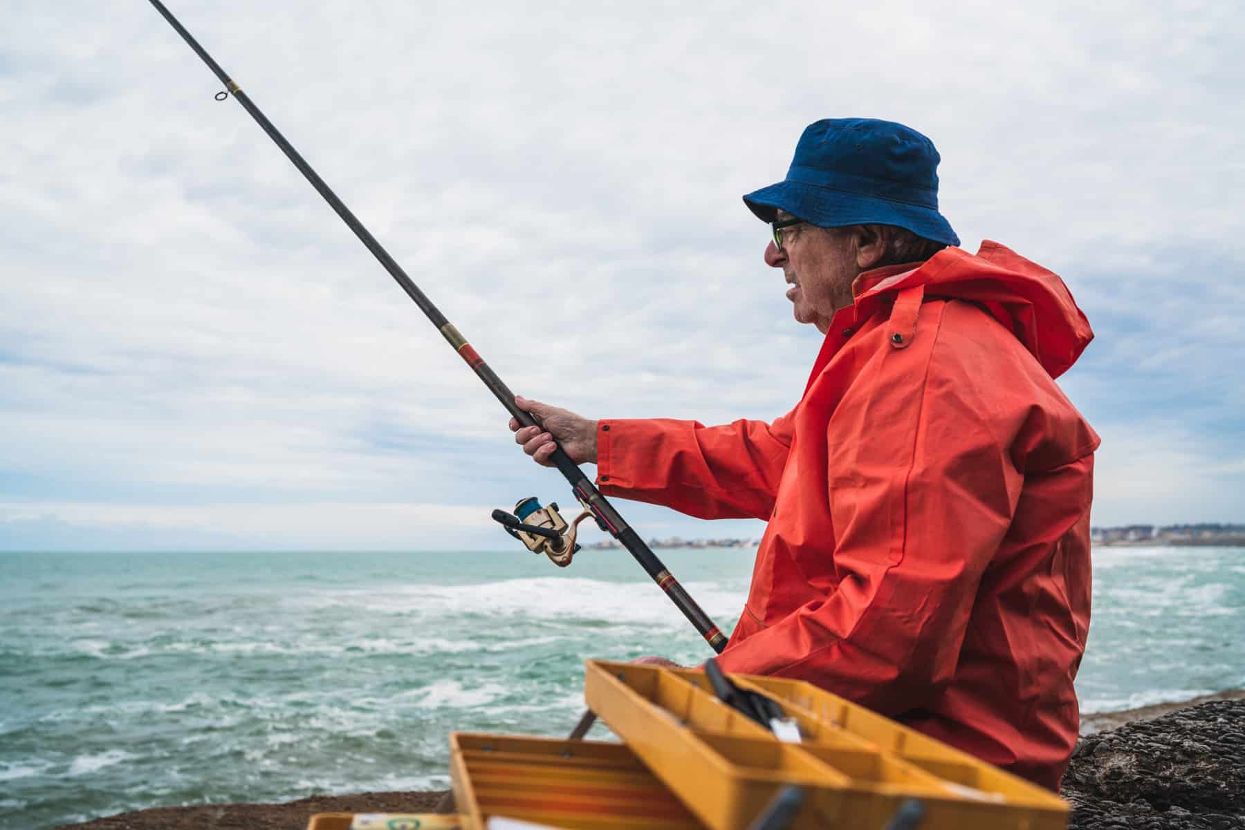 Old Man Fishing