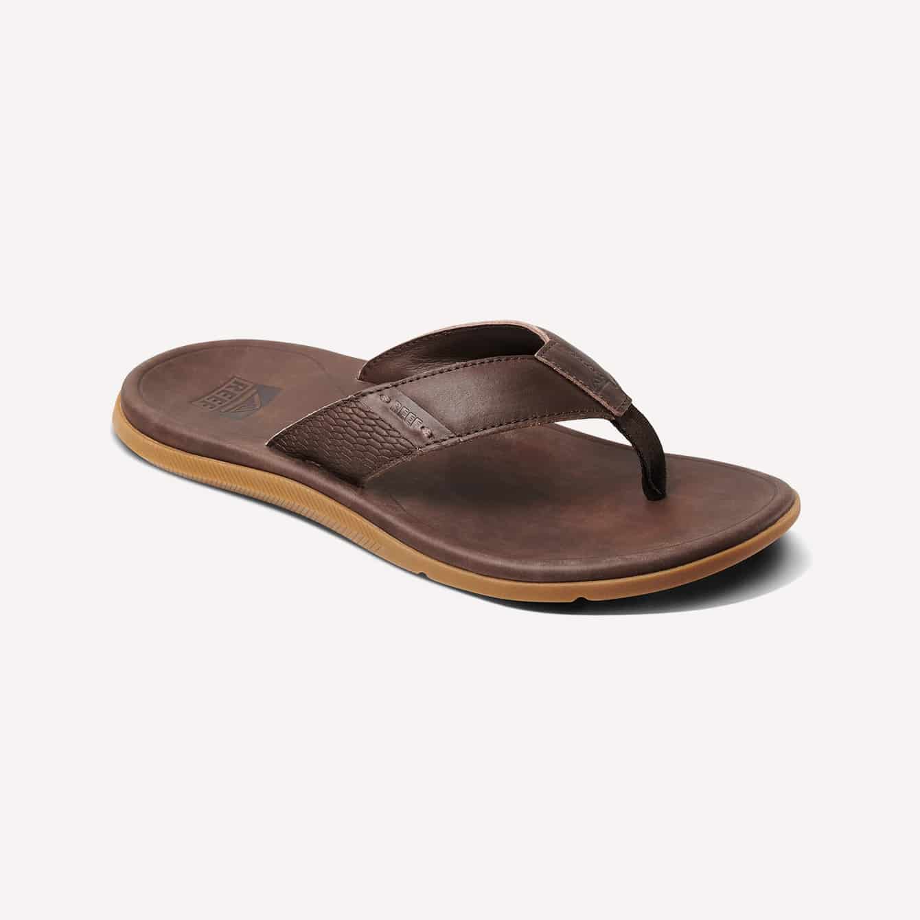 Reef Leather Santa Ana Sandals