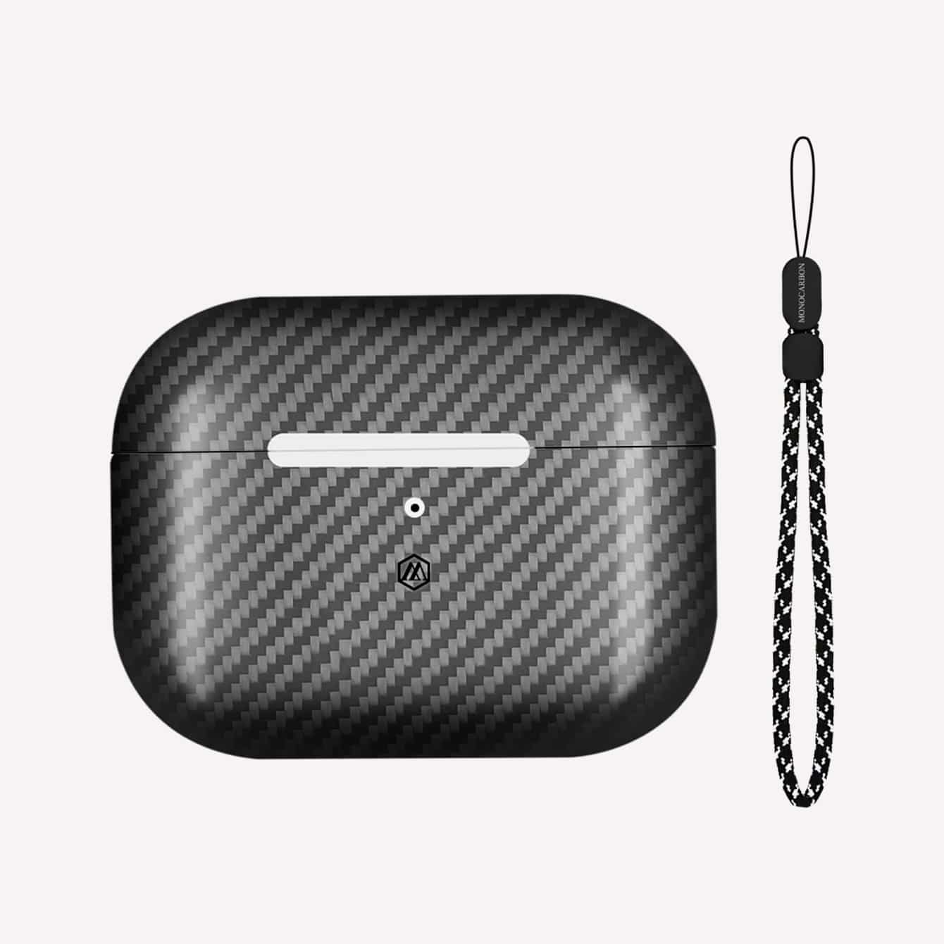 MONOCARBON Real Carbon Fiber Case for AirPods Pro