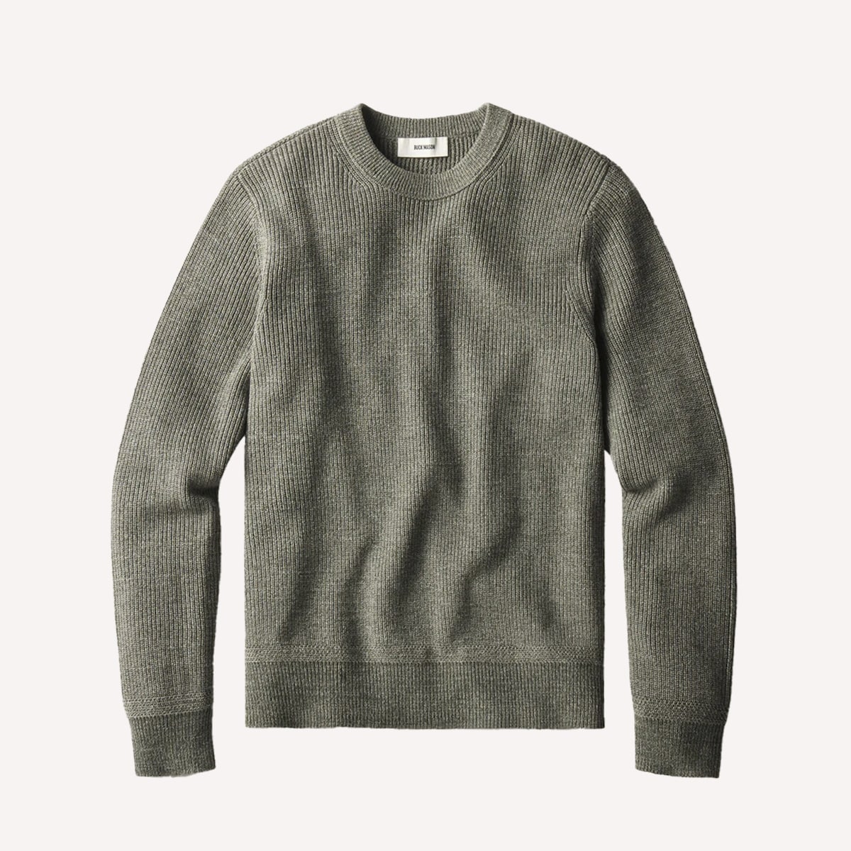 Buck Mason Seafarer Cotton Rib Crew Neck Sweater