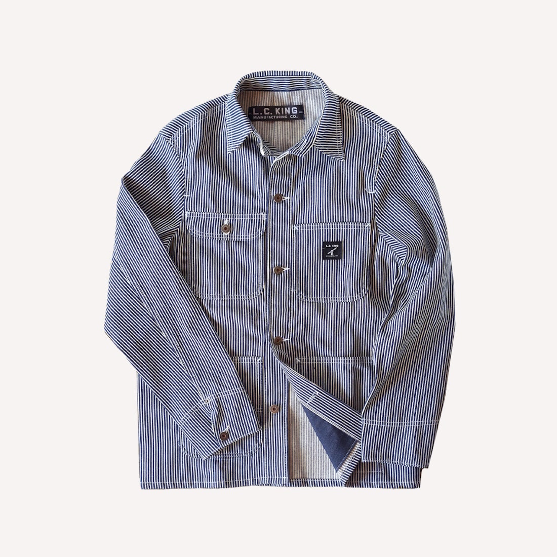 L.C. King Hickory Stripe Chore Coat