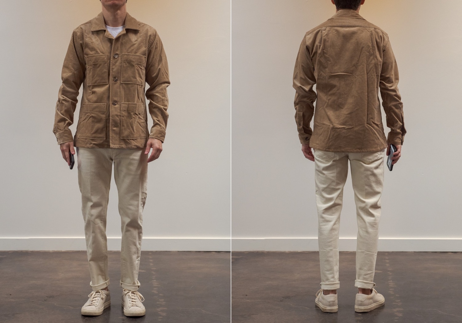 Proper Cloth Corduroy Shirt Jacket